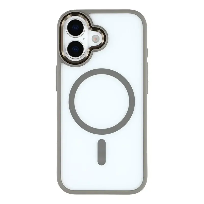 iPhone 17 MagSafe Twotone Clear Case Gray