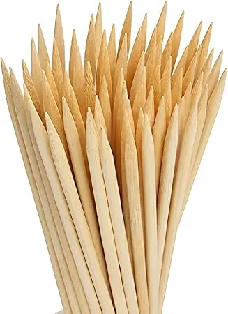 Potato Stop 8.5" Wooden Corn Dog Sticks, 3/16" Thick, 7500/Case (15 Packs)