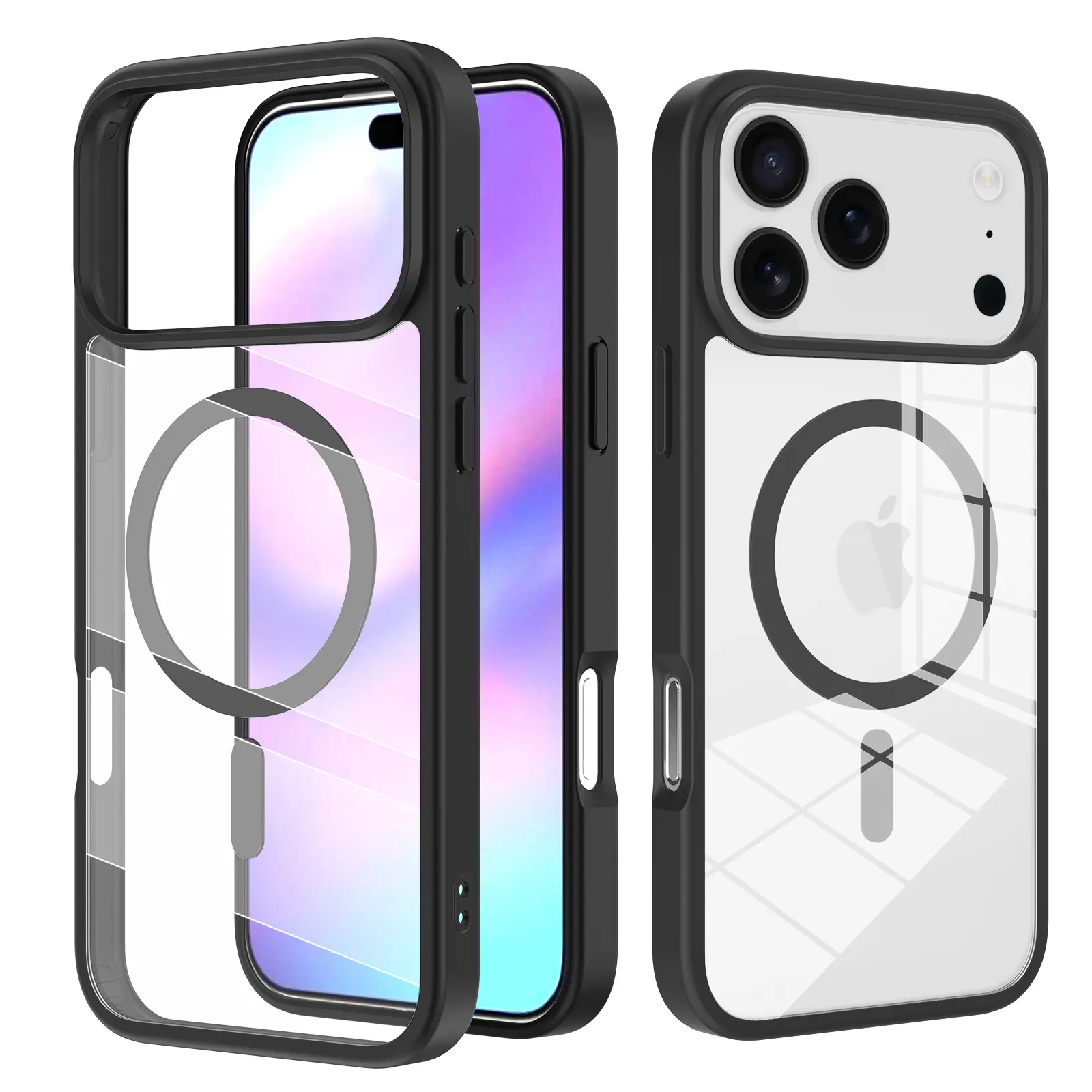 iPhone 17 Pro Max Magsafe Clear Eco Twotone Case Black