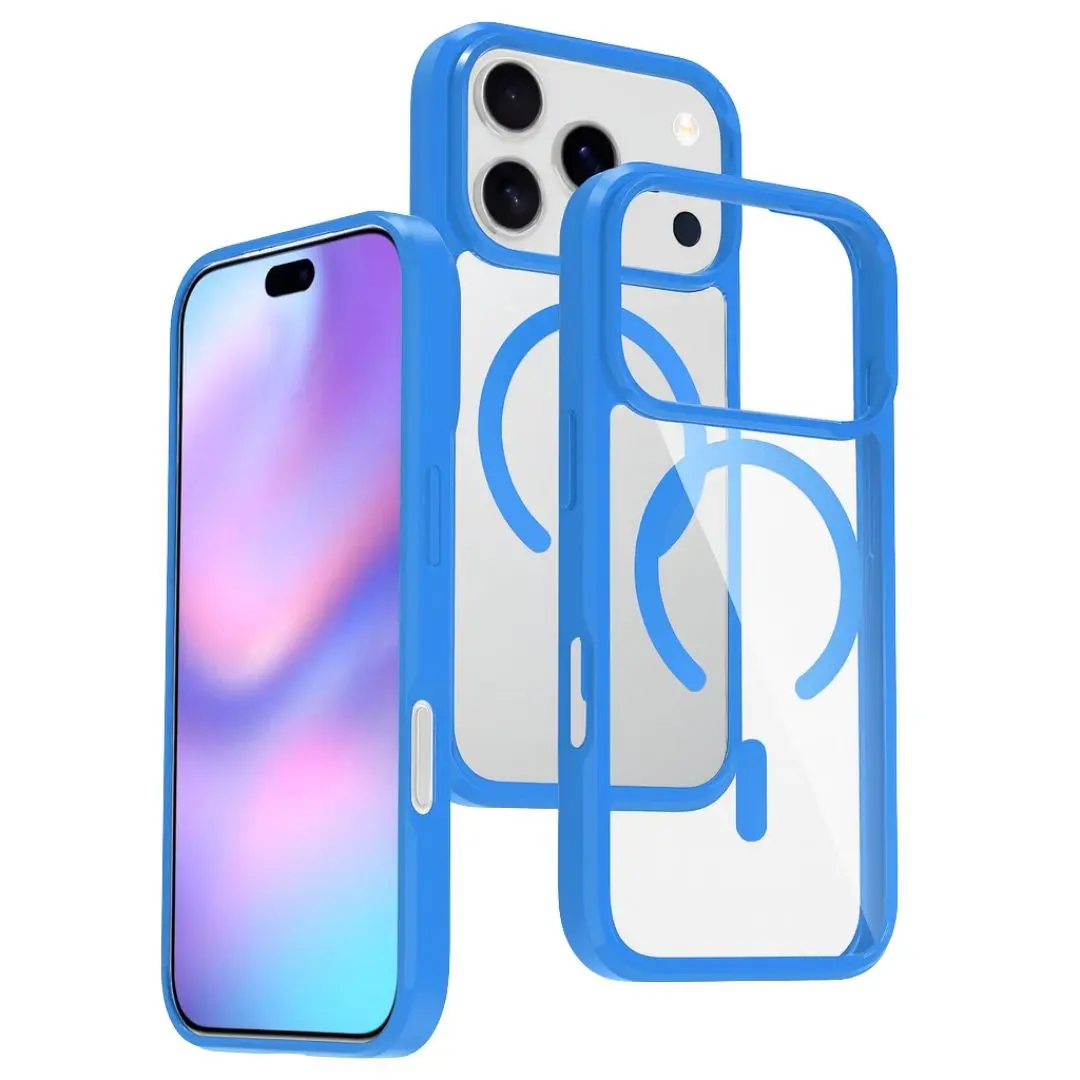 iPhone 17 Pro Magsafe Clear Eco Twotone Case Blue