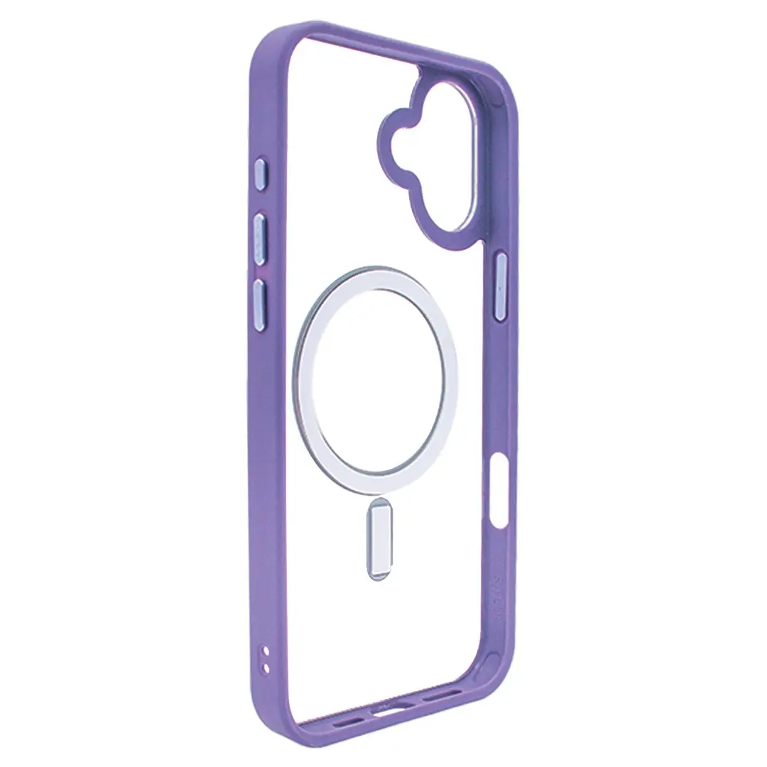 iPhone 16 MagSafe Clear Twotone Purple