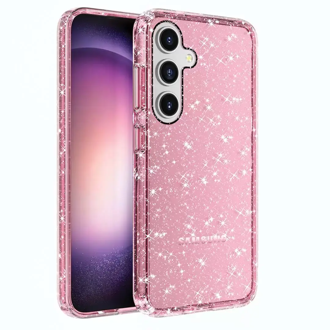 Samsung Galaxy S25 Plus/S24 Plus Fleck Glitter Case Pink