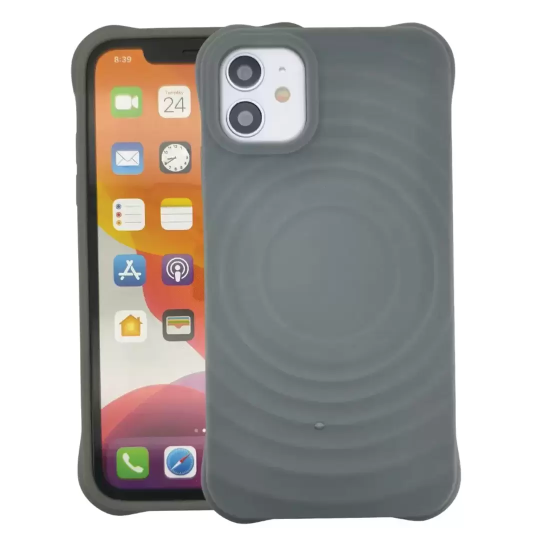 iPhone 11 Magsafe Water Ripple Tpu Case Gray