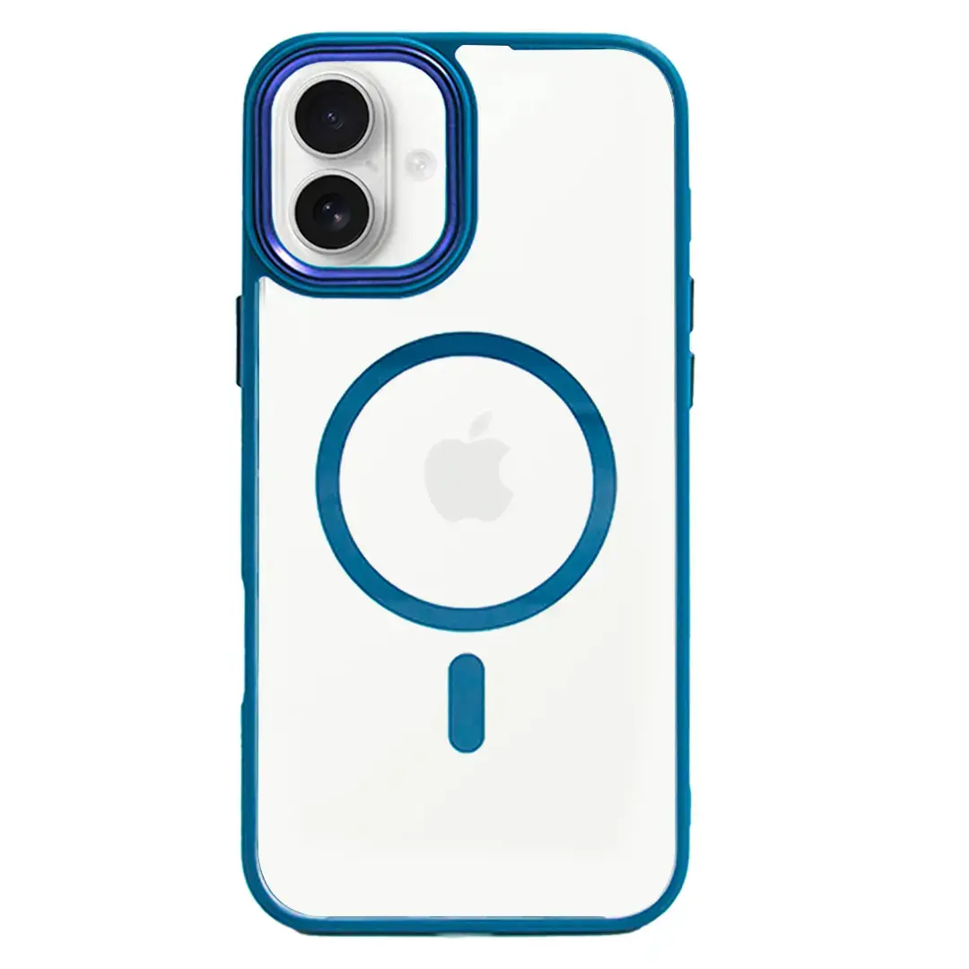 iPhone 17 Magsafe Clear Eco Twotone Case Blue