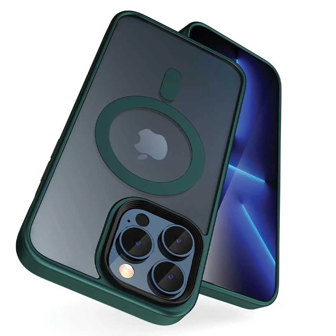 iPhone 16 Plus MagSafe Cam Smoke Twotone Case Green