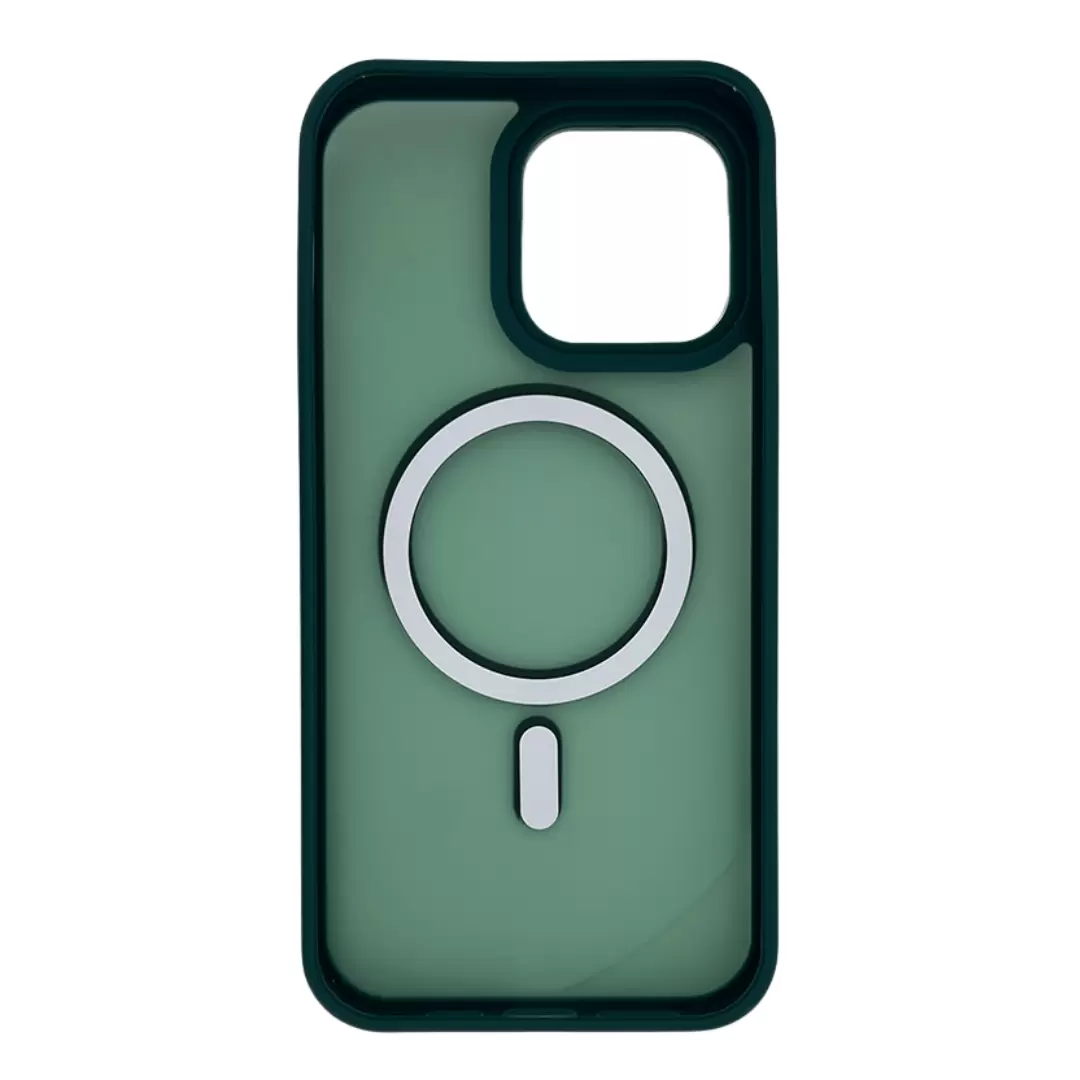 iPhone 15 Pro Max/iPhone 14 Pro Max MagSafe Cam Smoke Twotone Eco Dark Green