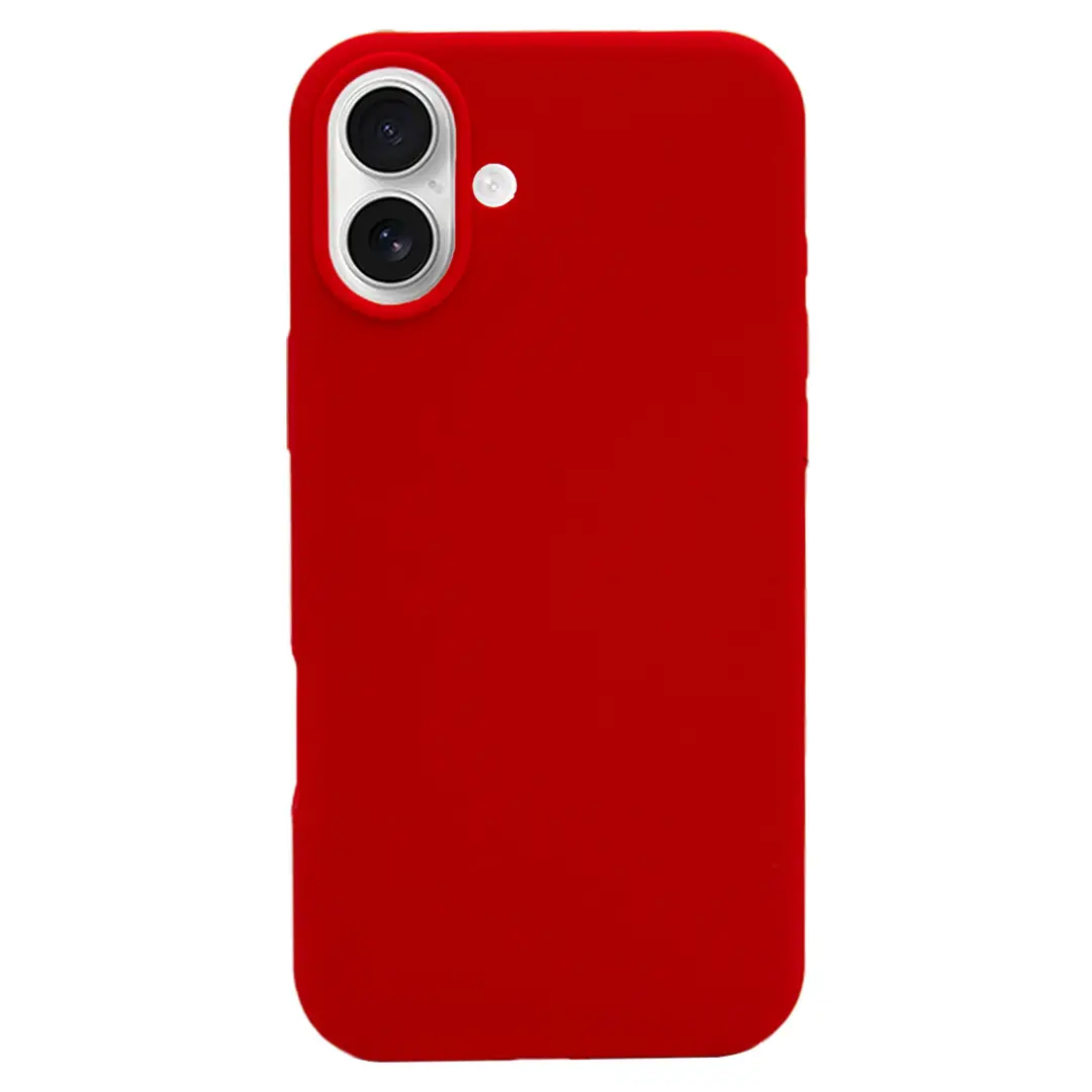 iPhone 16 Soft Touch Case Red