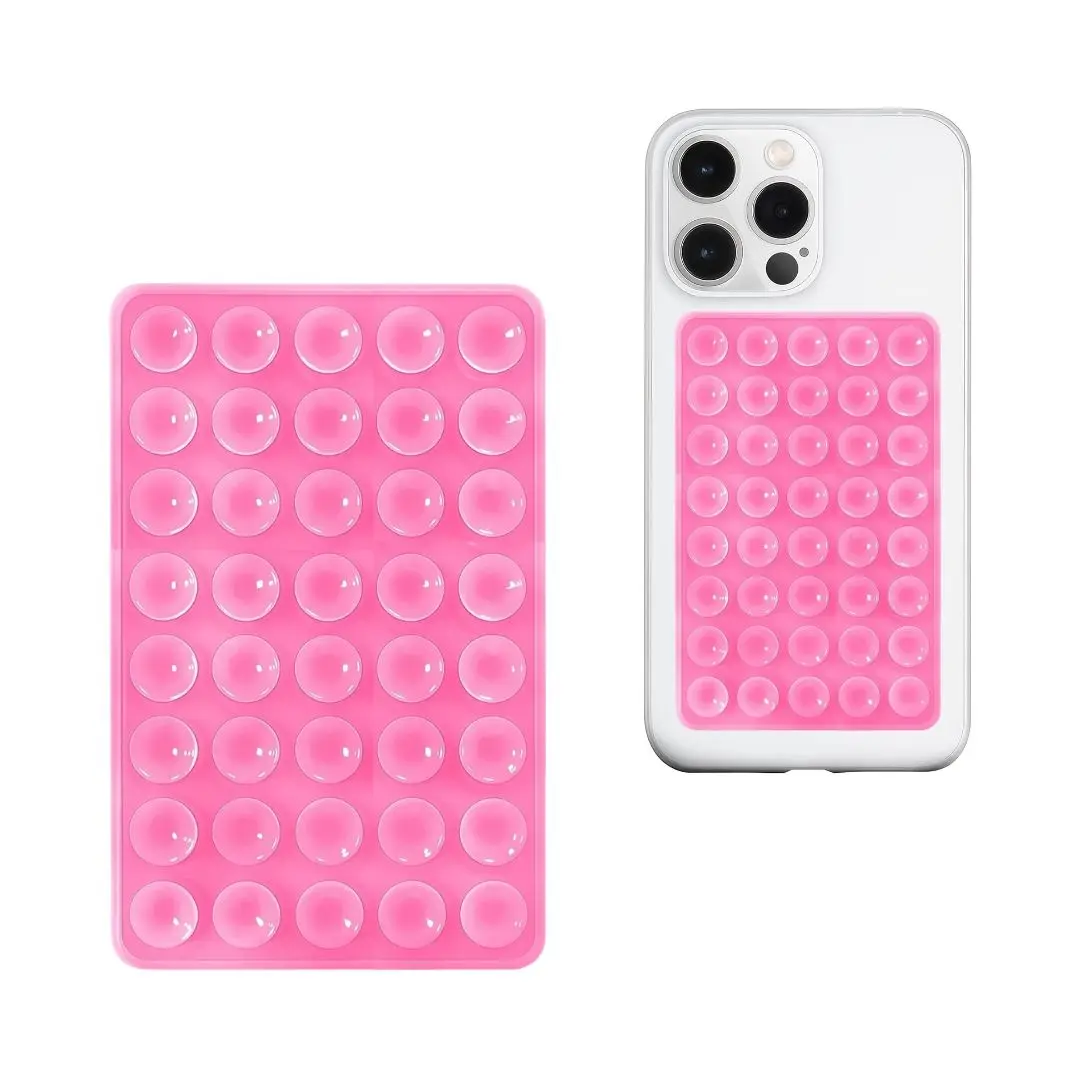 Silicone Suction Mount Big Pink