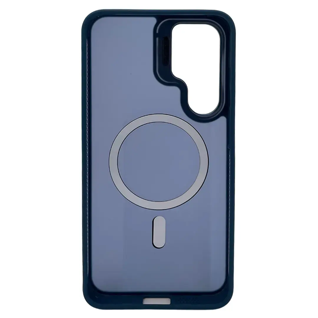 Samsung Galaxy S26 MagSafe Smoke Camera Stand Case Blue