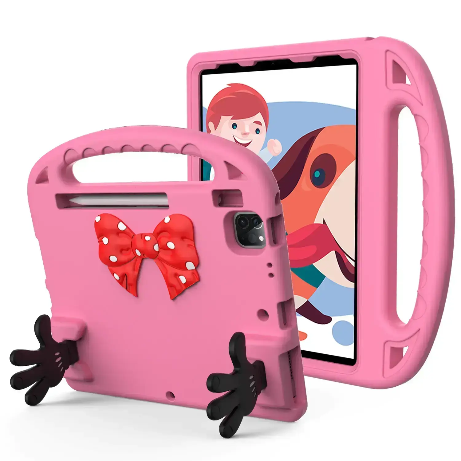 iPad 11" Minnie Hands Kickstand Case Pink