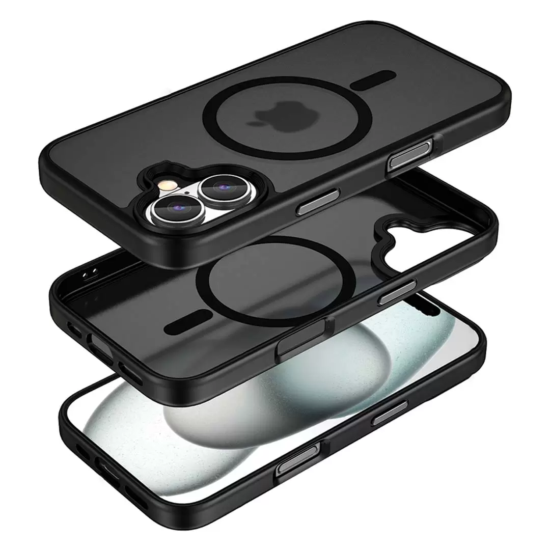 iPhone 16 Plus MagSafe Cam Smoke Twotone Black