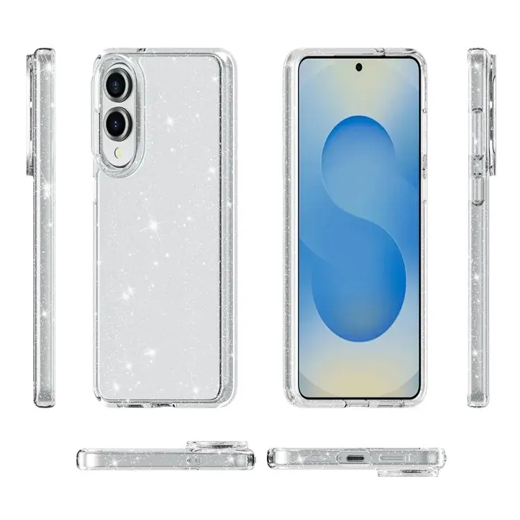 Samsung Galaxy S25 Edge Fleck Glitter Case Clear