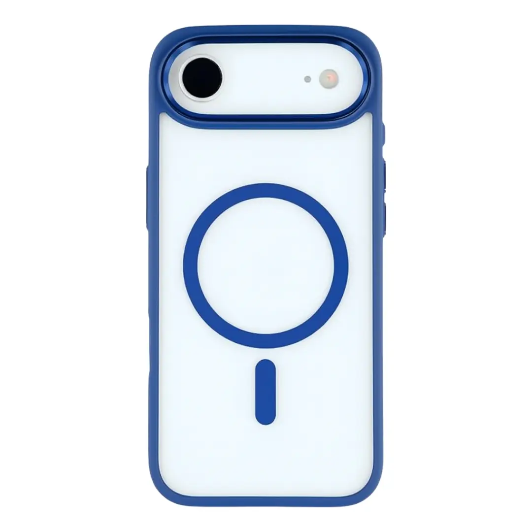 iPhone 17 Air MagSafe Twotone Clear Case Dark Blue