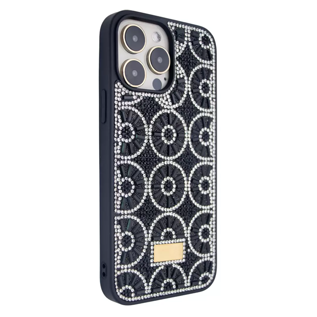 iPhone 16 Diamond Sparkling Case Black