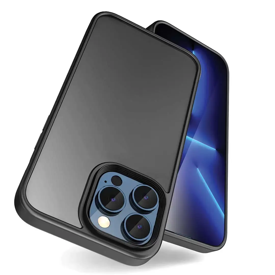 iPhone 15 Pro Max Cam Smoke Twotone Case Black