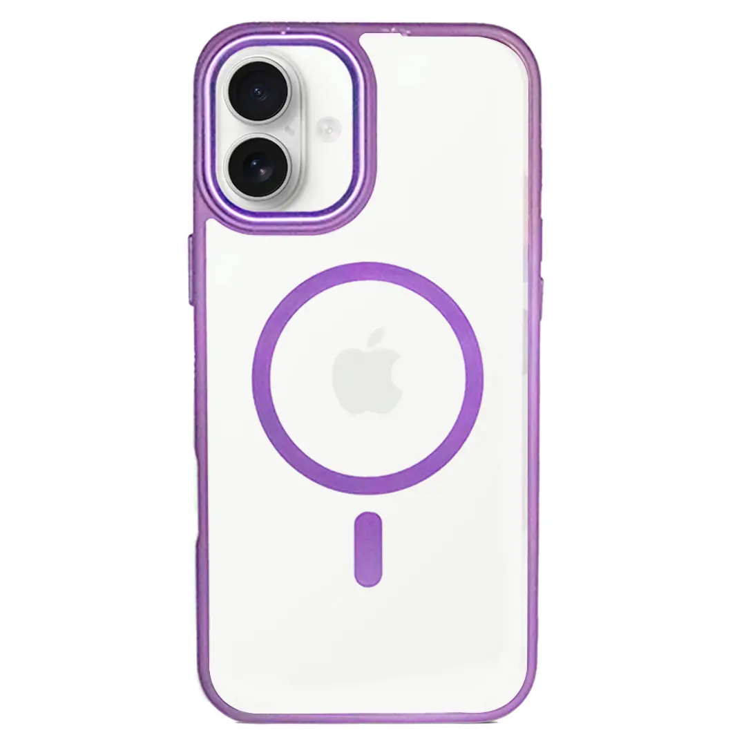 iPhone 16 MagSafe Clear Eco Twotone Purple