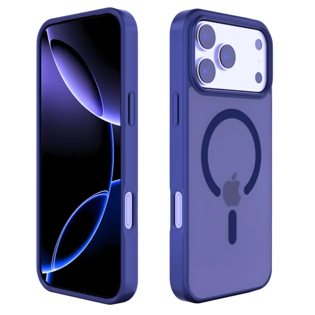 iPhone 17 Pro Max Magsafe Cam Smoke Twotone Case Blue