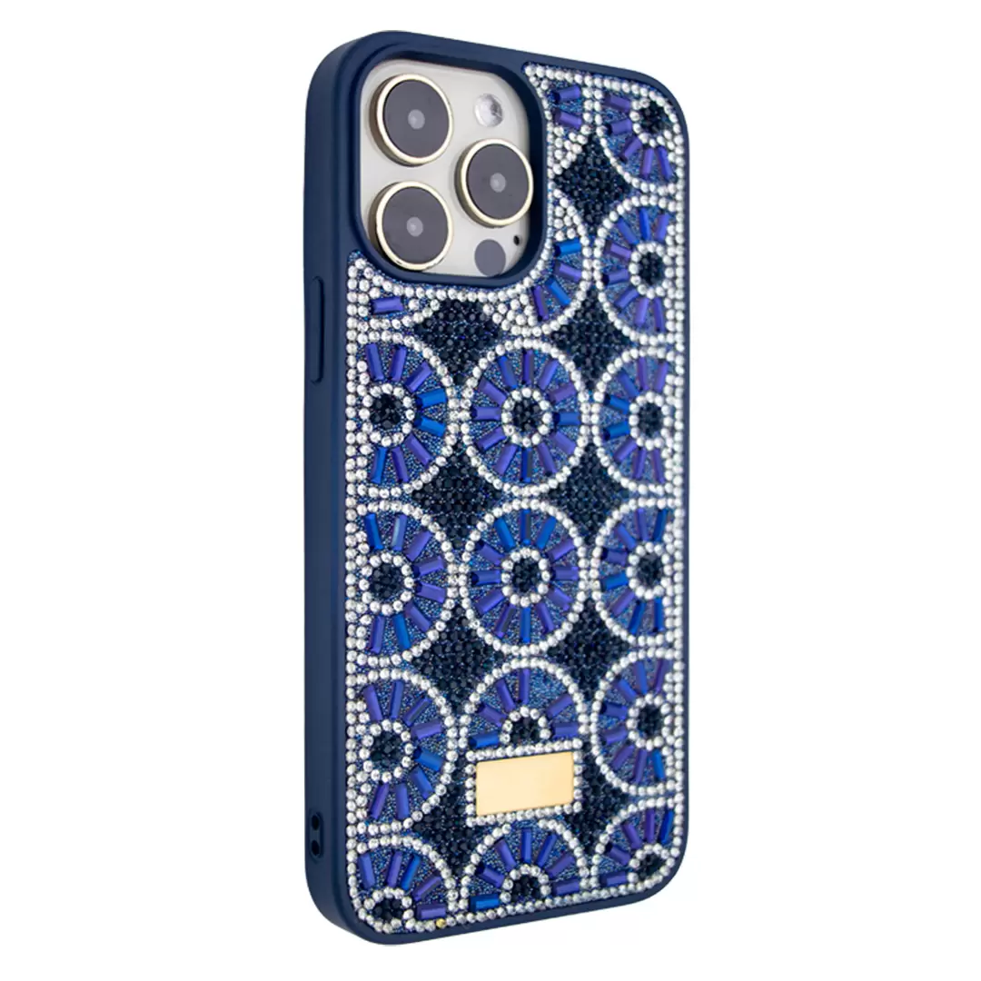 iPhone 15 Pro Max/iPhone 14 Pro Max Diamond Sparkling Case Dark Blue