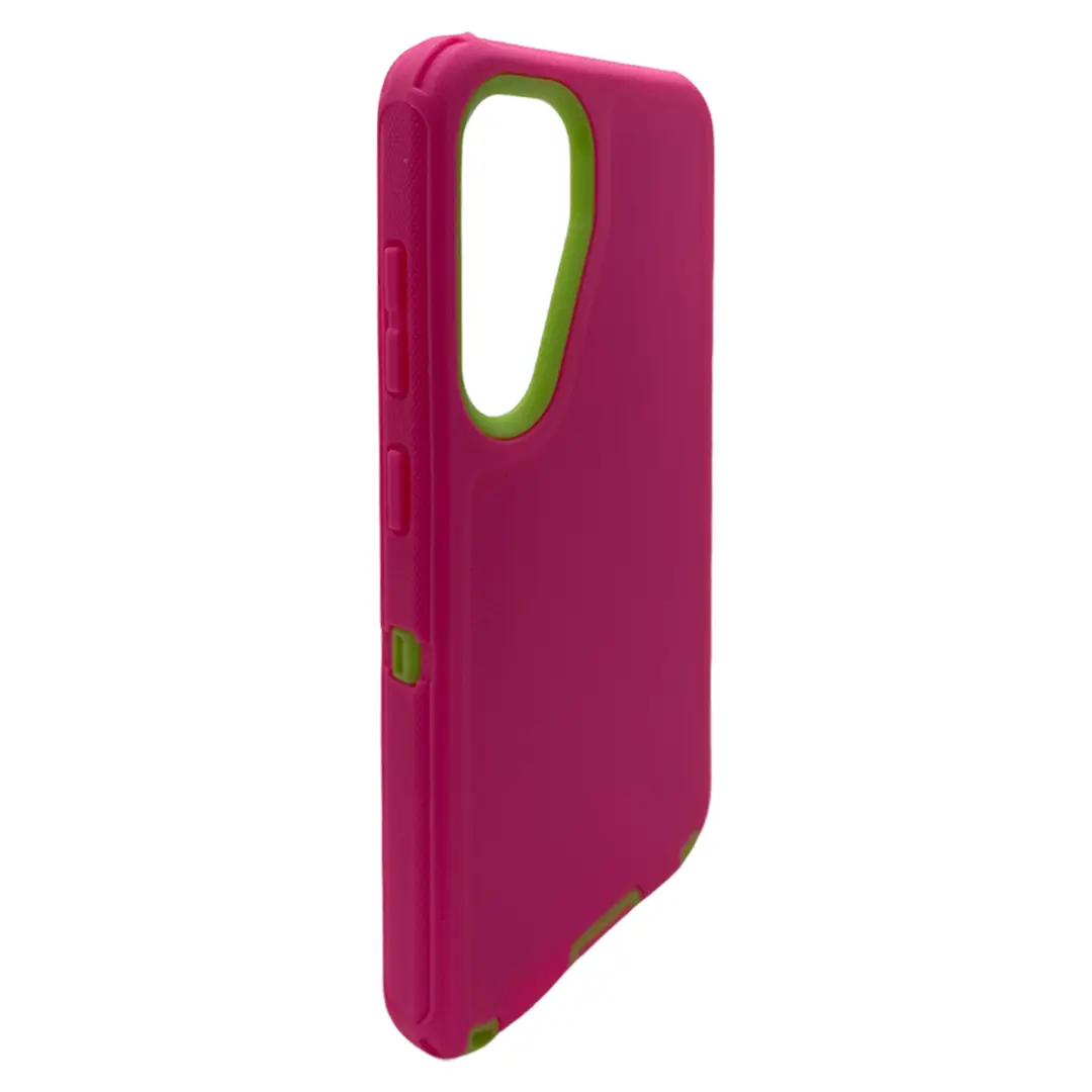 Samsung Galaxy S25/S24 Screen Case Pink Green