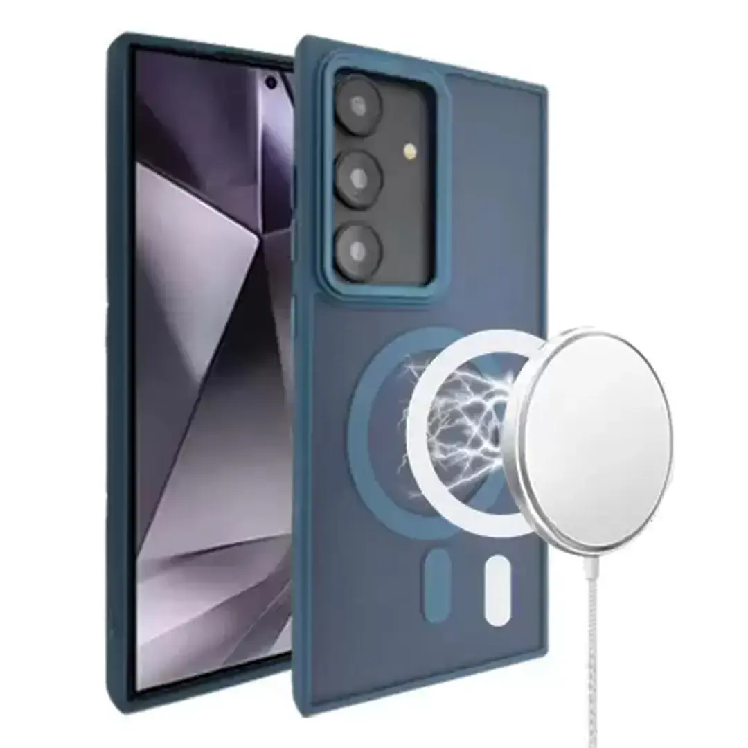 Samsung Galaxy S26 MagSafe Cam Smoke Twotone Eco Case Blue